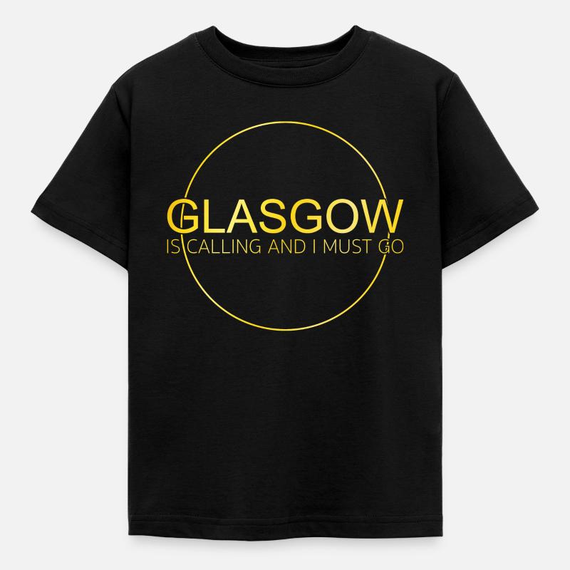 Glasgow - Kids' T-Shirt - black