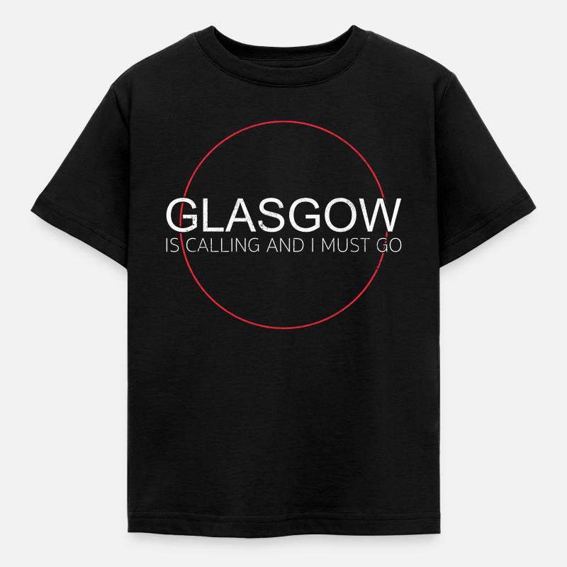 Glasgow - Kids' T-Shirt - black