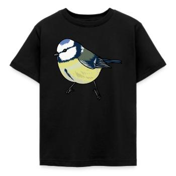 Blaumeise Vogel des Jahres Blaumeise - Kinder T-Shirt - Schwarz - Vorne - AI Model Kid Female (0cm)