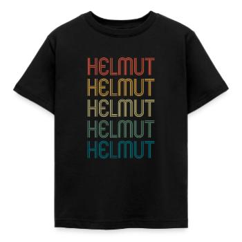 HELMUT Vorname Geburtstag Name Spruch - Kinder T-Shirt - Schwarz - Vorne - AI Model Kid Female (0cm)
