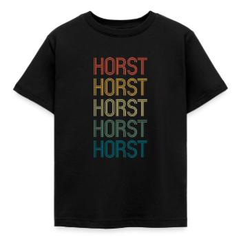 HORST Vorname Geburtstag Name Spruch - Kinder T-Shirt - Schwarz - Vorne - AI Model Kid Female (0cm)