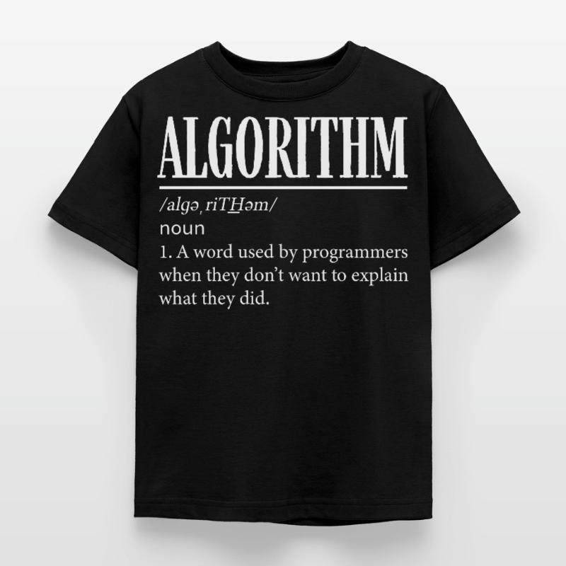 Programmeur d’algorithmes, codage, encodeur T-shirt Enfant