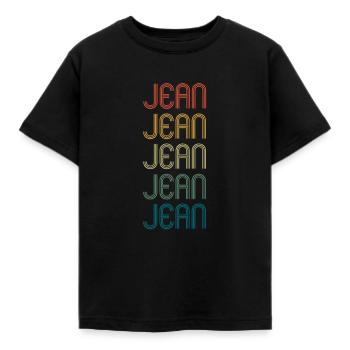 JEAN Vorname Geburtstag Name Spruch - Kinder T-Shirt - Schwarz - Vorne - AI Model Kid Female (0cm)