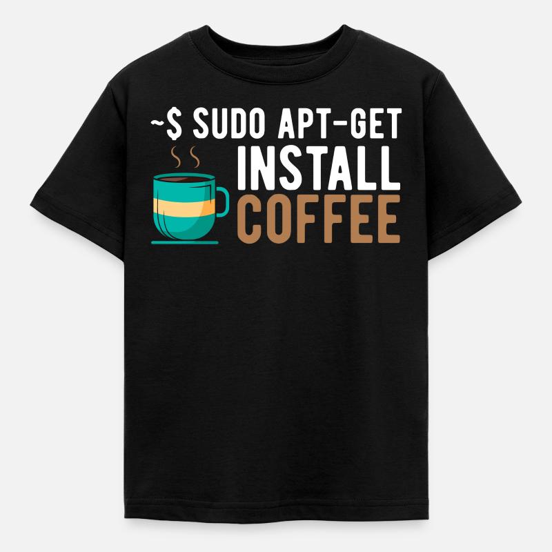 Logiciel Linux Open Source Informatique Informatique-Stu - T-shirt Enfant - noir