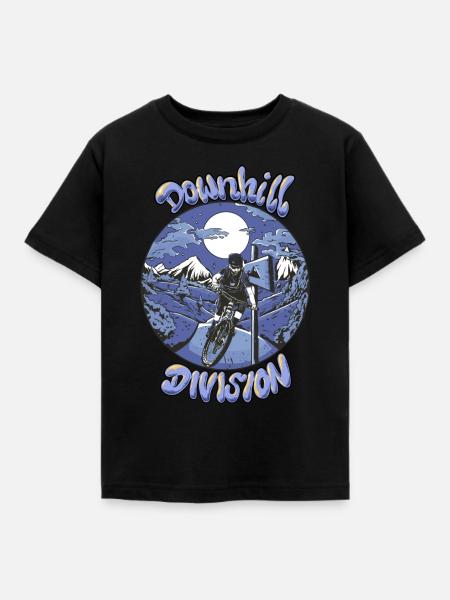Down hill - Kinder T-Shirt - Schwarz