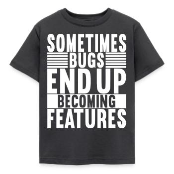 Programmierer Informatiker - Kinder T-Shirt - Dunkelgrau - Vorne - AI Model Kid Female (0cm)