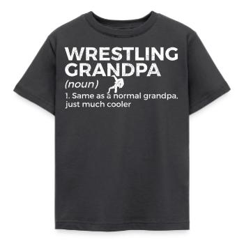 Wrestling - Kinder T-Shirt - Dunkelgrau - Vorne - AI Model Kid Female (0cm)