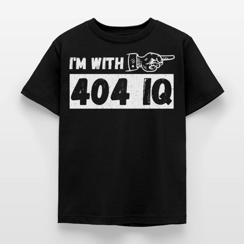 I'm with Stupid 404 Error Programmer Coding Kinder T-Shirt