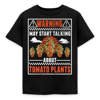 Tomate Cadeau Tomate Grower Tomates - T-shirt Enfant - noir - Devant - AI Model Kid Female (0cm)