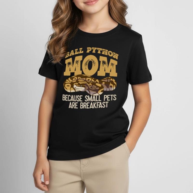 Ballpython Mutter Banane Königspython Kinder T-Shirt