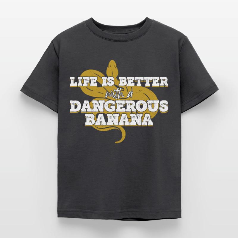 Bananenkugel Python Königspython Kinder T-Shirt