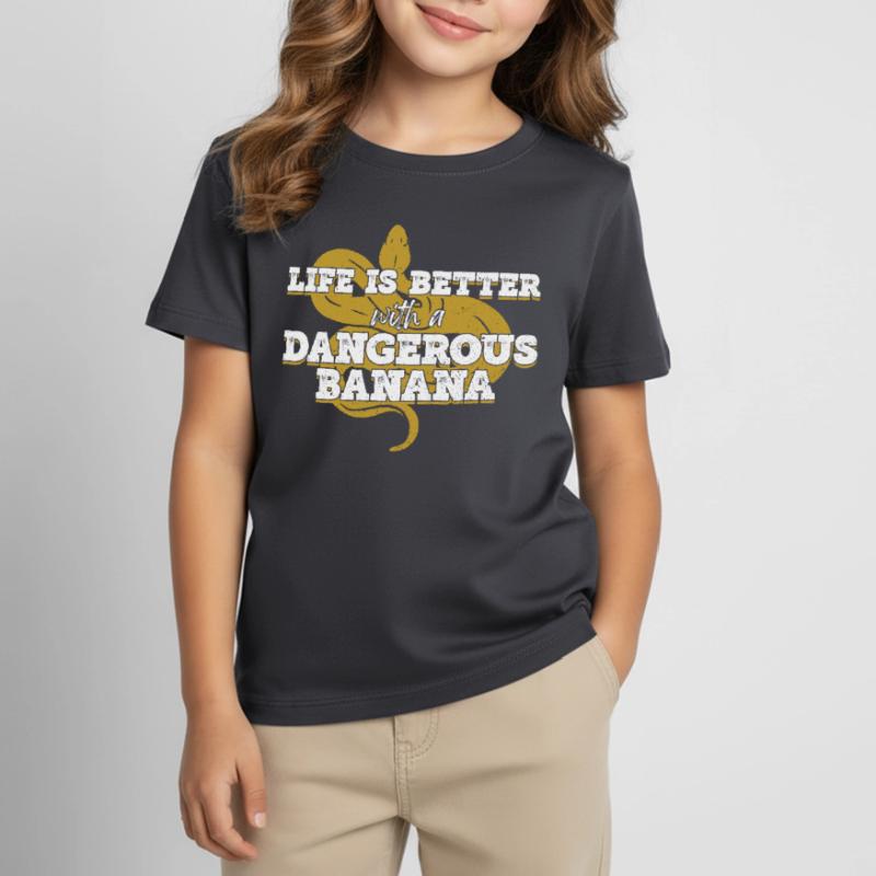 Bananenkugel Python Königspython Kinder T-Shirt