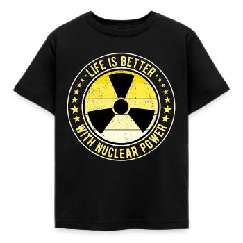 Ingénieur nucléaire Technicien nucléaire Energie nucléaire - T-shirt Enfant - noir - Devant - AI Model Kid Female (0cm)