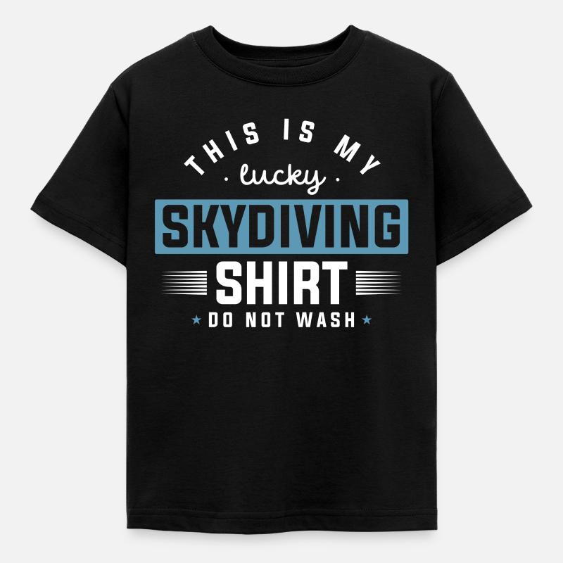 Skydiving, Skydiving - Kids' T-Shirt - black