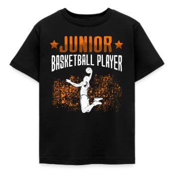 Basketteur junior Basketteur - T-shirt Enfant - noir - Devant - AI Model Kid Female (0cm)