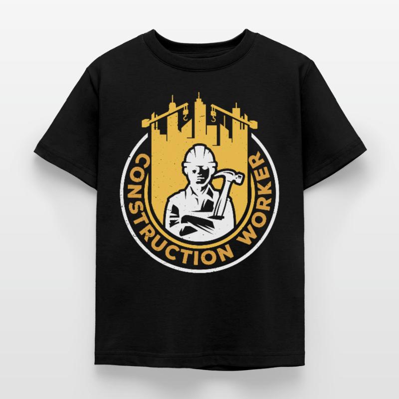 Construction workers Construction Team Teamwork Construction site Kids' T-Shirt