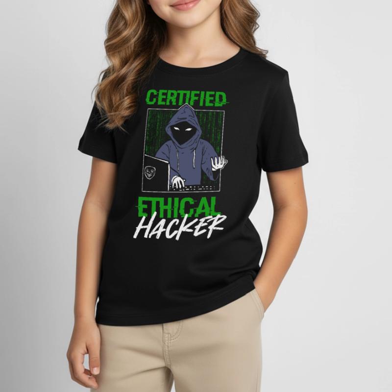 Certified Ethical Hacker Hacking Network Developer Kinder T-Shirt