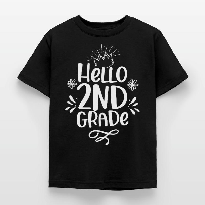 Hello 2nd Class Second Class Second Grader Kids' T-Shirt
