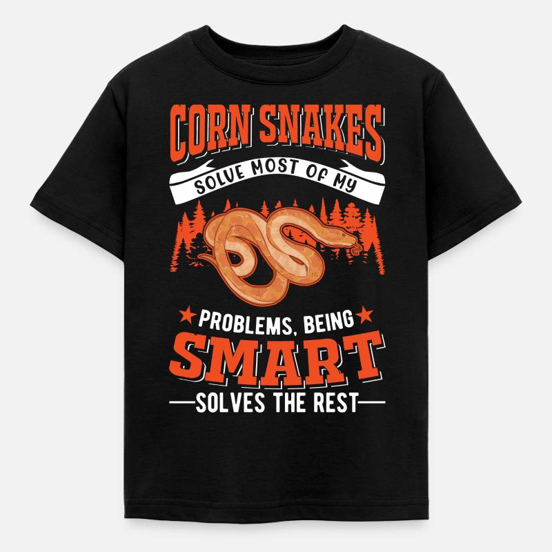 Corn Snake Cadeau Corn Snake - T-shirt Enfant - noir