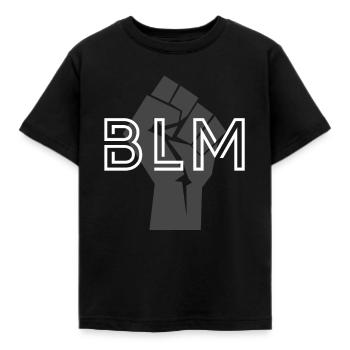 Allié de Black Lives Matter - T-shirt Enfant - noir - Devant - AI Model Kid Female (0cm)