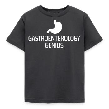 Gastroenterology, Gastroenterologist - Kids' T-Shirt - dark grey - Front - AI Model Kid Female (0cm)