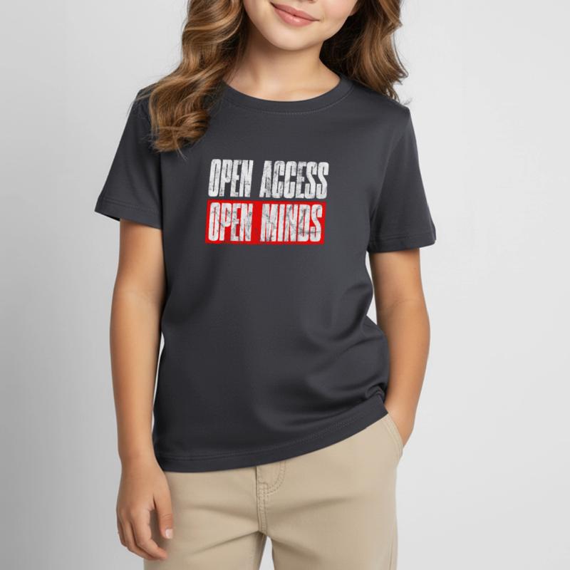 Open Access Open Mind for Hacker and Coder Kinder T-Shirt