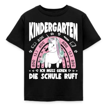 Bye Kita Abgänger 2026 Mädchen Kita Abschied - Kinder T-Shirt - Schwarz - Vorne - AI Model Kid Female (0cm)