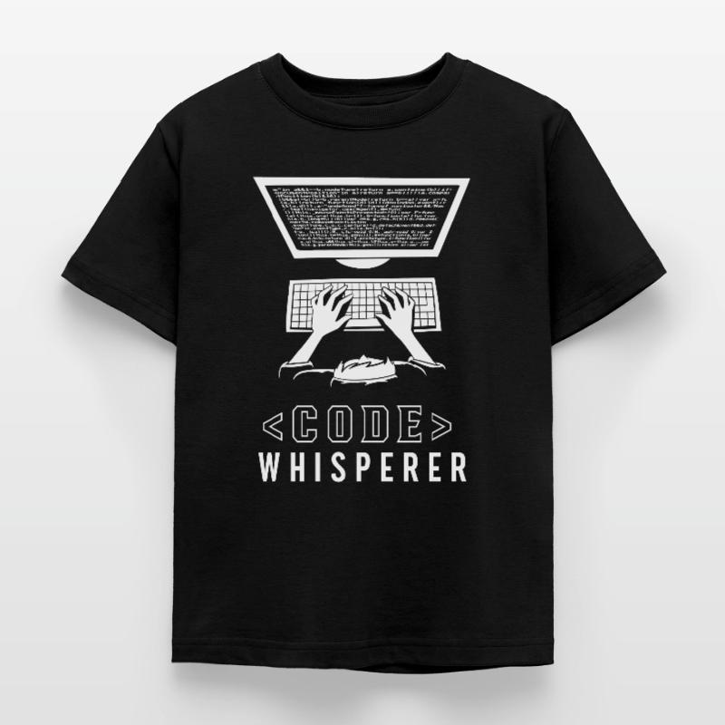 Code Whisperer Programmer Coding Coder Kids' T-Shirt