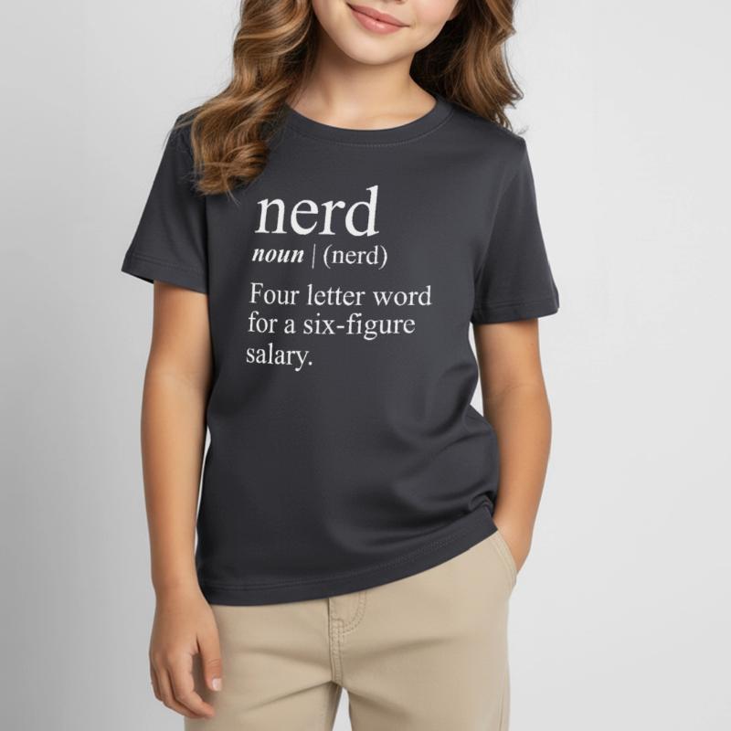 Funny Nerd Saying Geek Coder Programmer Nerd Kids' T-Shirt