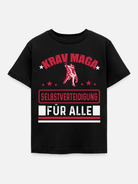 Selbstverteidigung für alle. - Kinder T-Shirt - Schwarz