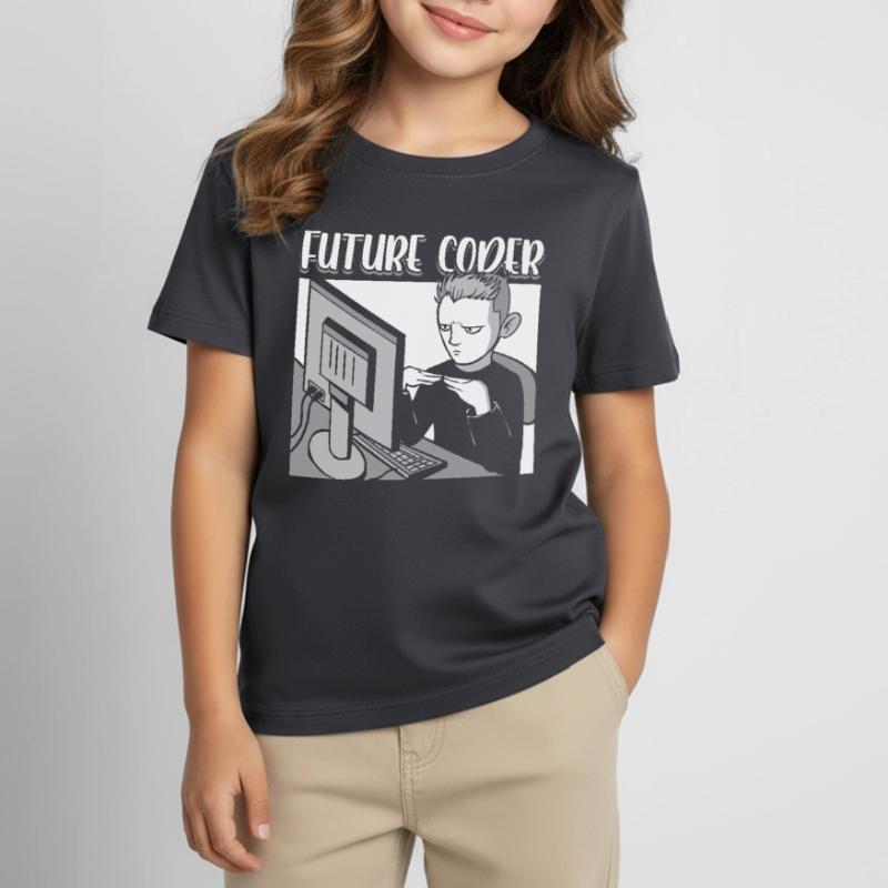 Zukünftiger Coder It Student Programmierer Coding Kinder T-Shirt