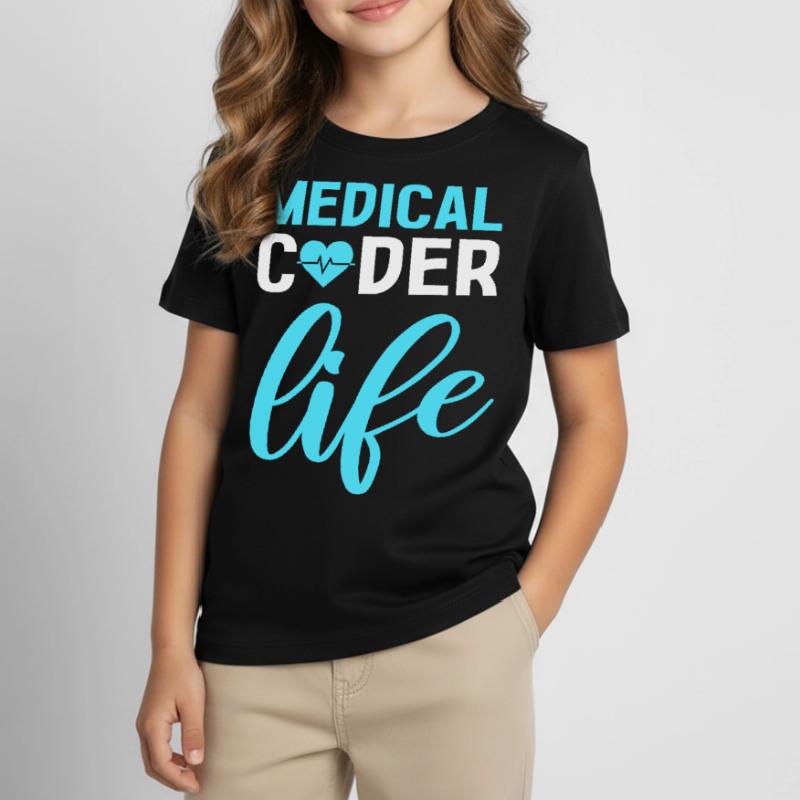 Codeur médical Vie Codeur clinique Codeur médical T-shirt Enfant
