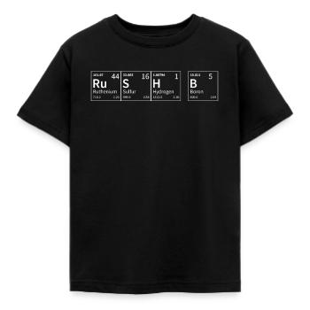 Rush B in Chemical Elements Funny - Kids' T-Shirt - black - Front - AI Model Kid Female (0cm)