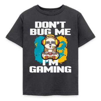 Gaming Gaming Computer Games Gift - Kids' T-Shirt - dark grey - Front - AI Model Kid Female (0cm)