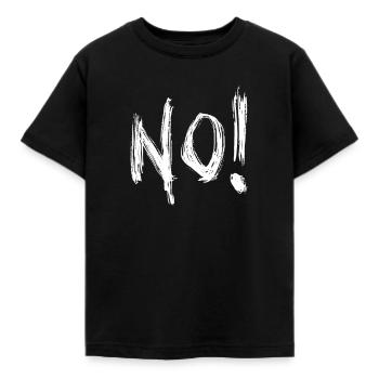 Not a funny statement - Kids' T-Shirt - black - Front - AI Model Kid Female (0cm)