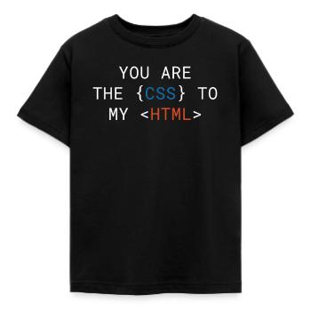 You are the CSS for my HTML Cute - Kids' T-Shirt - black - Front - AI Model Kid Female (0cm)