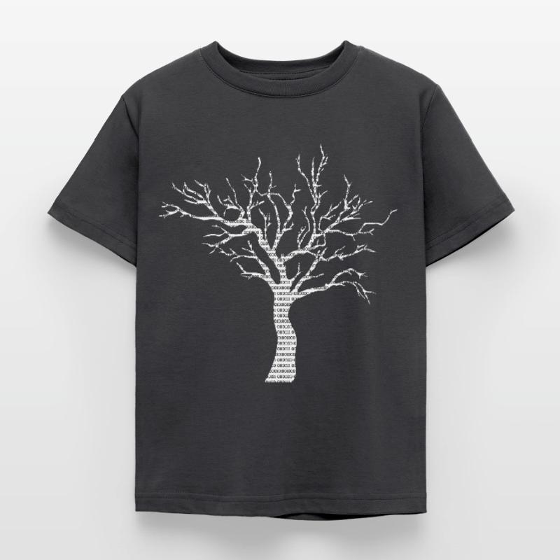 Binary Tree Admin Hacker Coder Programmierer Kinder T-Shirt