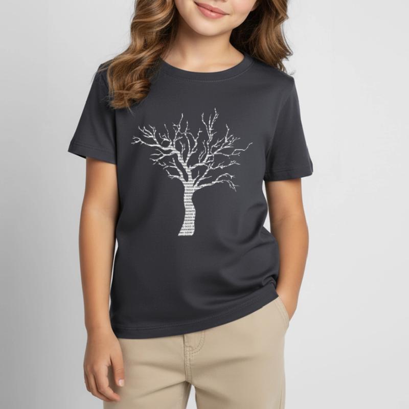 Binary Tree Admin Hacker Coder Programmierer Kinder T-Shirt