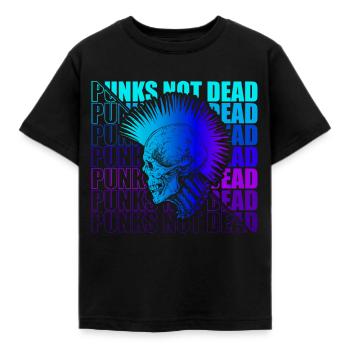 Punk Rock Pogo Anarchy Punks Punk Rocker Punk - Kids' T-Shirt - black - Front - AI Model Kid Female (0cm)
