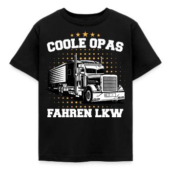 LKW Fahrer Fernfahrer Lastkraftwagenfahrer - Kinder T-Shirt - Schwarz - Vorne - AI Model Kid Female (0cm)