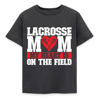 Lacrosse - T-shirt Enfant - charbon - Devant - AI Model Kid Female (0cm)