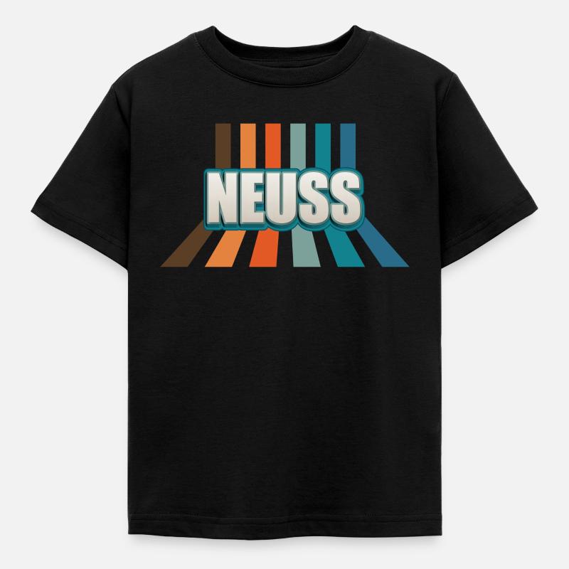 Neusserin Neusser Neuss - Kinder T-Shirt - Schwarz