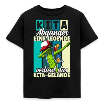 Kita Absolvent Abschied Kindergartenkind Kita - Kinder T-Shirt - Schwarz - Vorne - AI Model Kid Female (0cm)