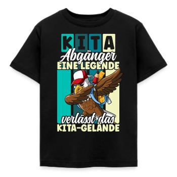 Kita Absolvent Abschied Kindergartenkind Kita - Kinder T-Shirt - Schwarz - Vorne - AI Model Kid Female (0cm)