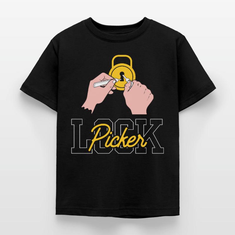 Lock Cracker Lock Picker Lock Picking Lock Kids' T-Shirt