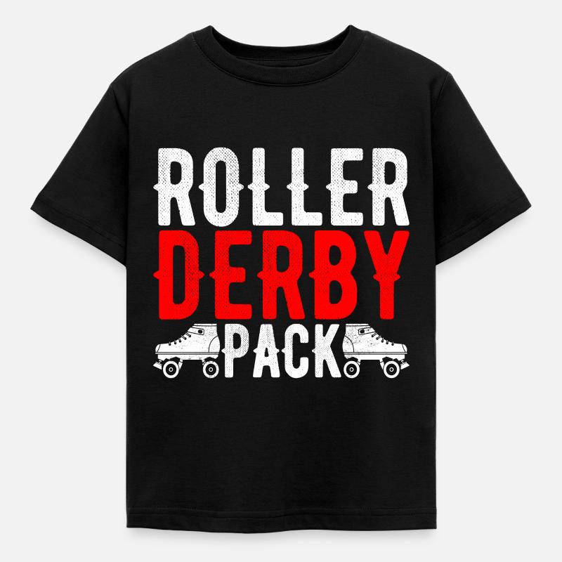 Roller derby - T-shirt Enfant - noir