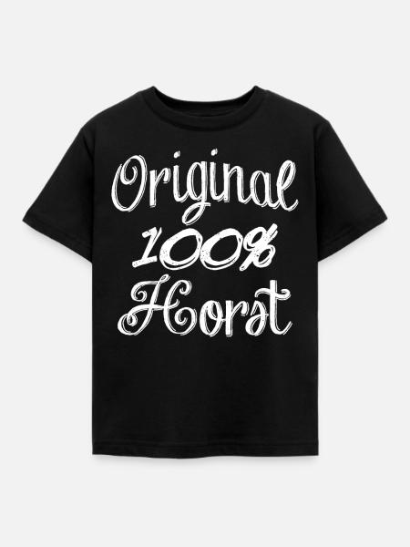 Original 100% Horst - Kinder T-Shirt - Schwarz
