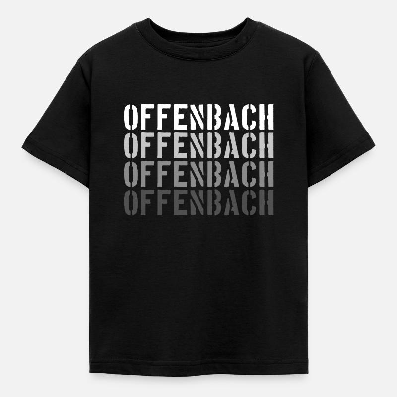 Offenbach - Kinder T-Shirt - Schwarz