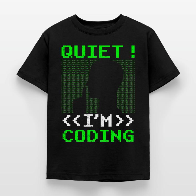 Programmation Silent I Programmation Codeur Programmation T-shirt Enfant