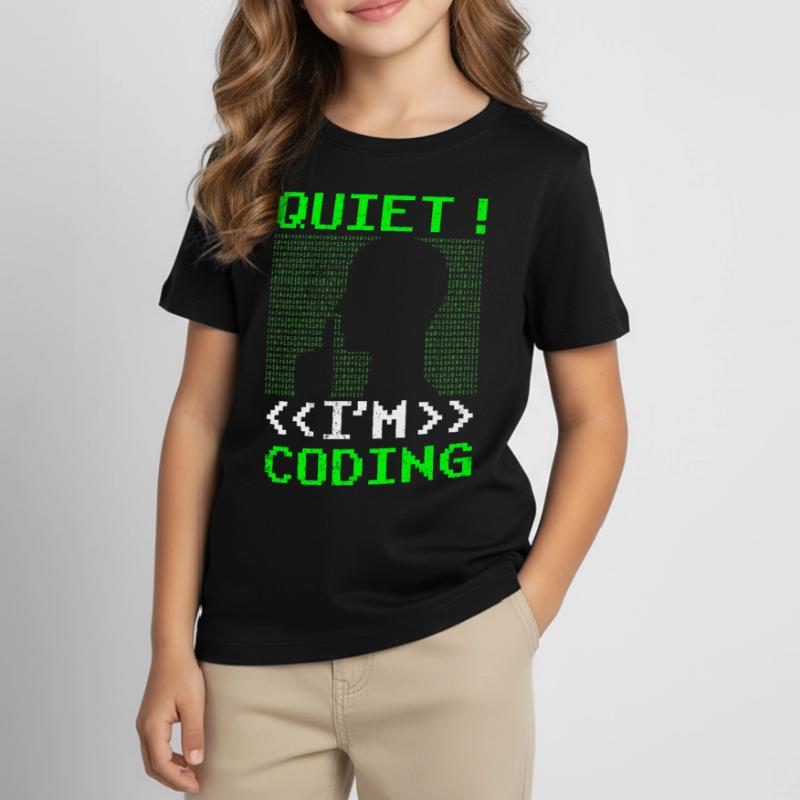 Programmation Silent I Programmation Codeur Programmation T-shirt Enfant